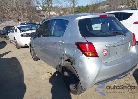 2015 Toyota Yaris L z USA, uszkodzony, nr VIN VNKKTUD35FA027586